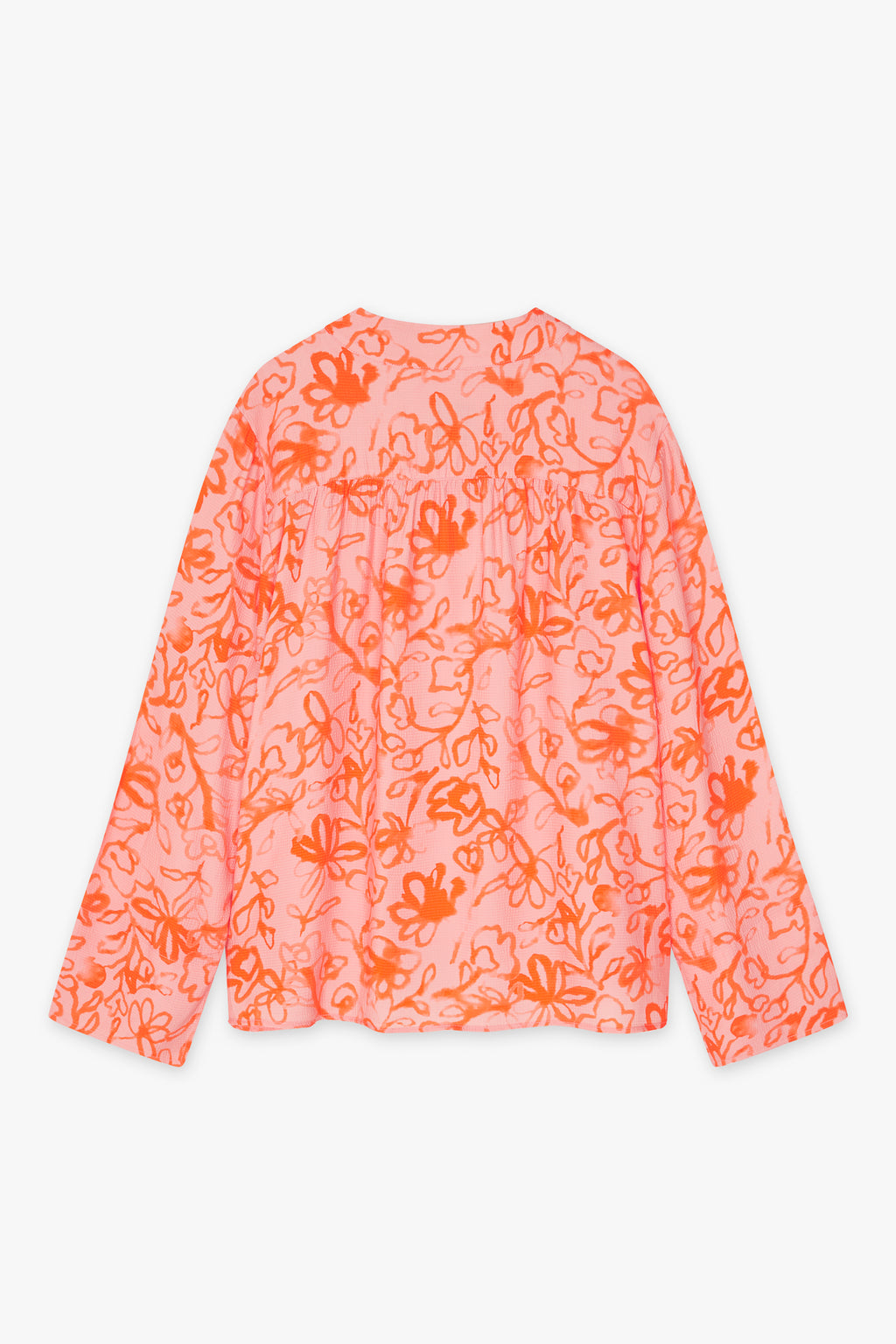 Blouses lange mouw oranje CKS