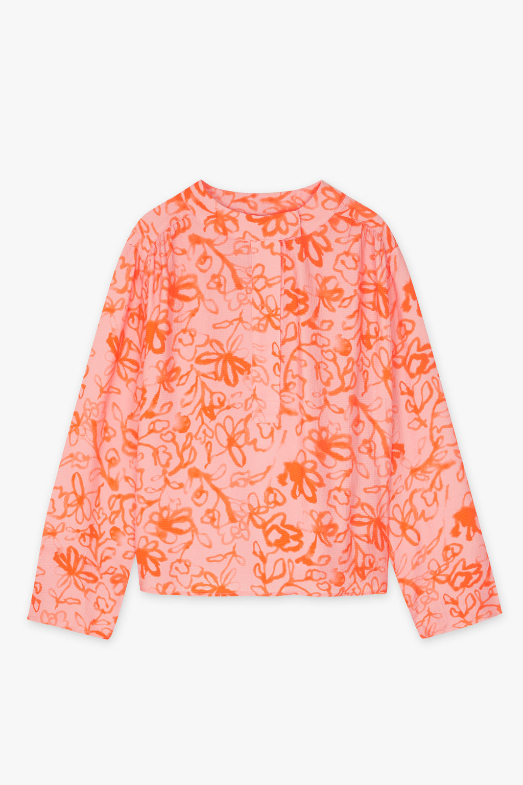 Blouses lange mouw oranje CKS