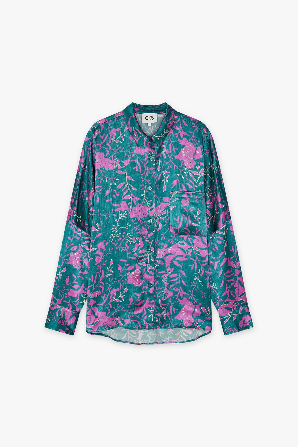 Blouses lange mouw groen CKS