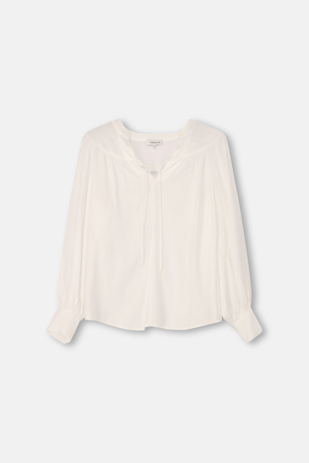 Blouses lange mouw wit Terre Bleue