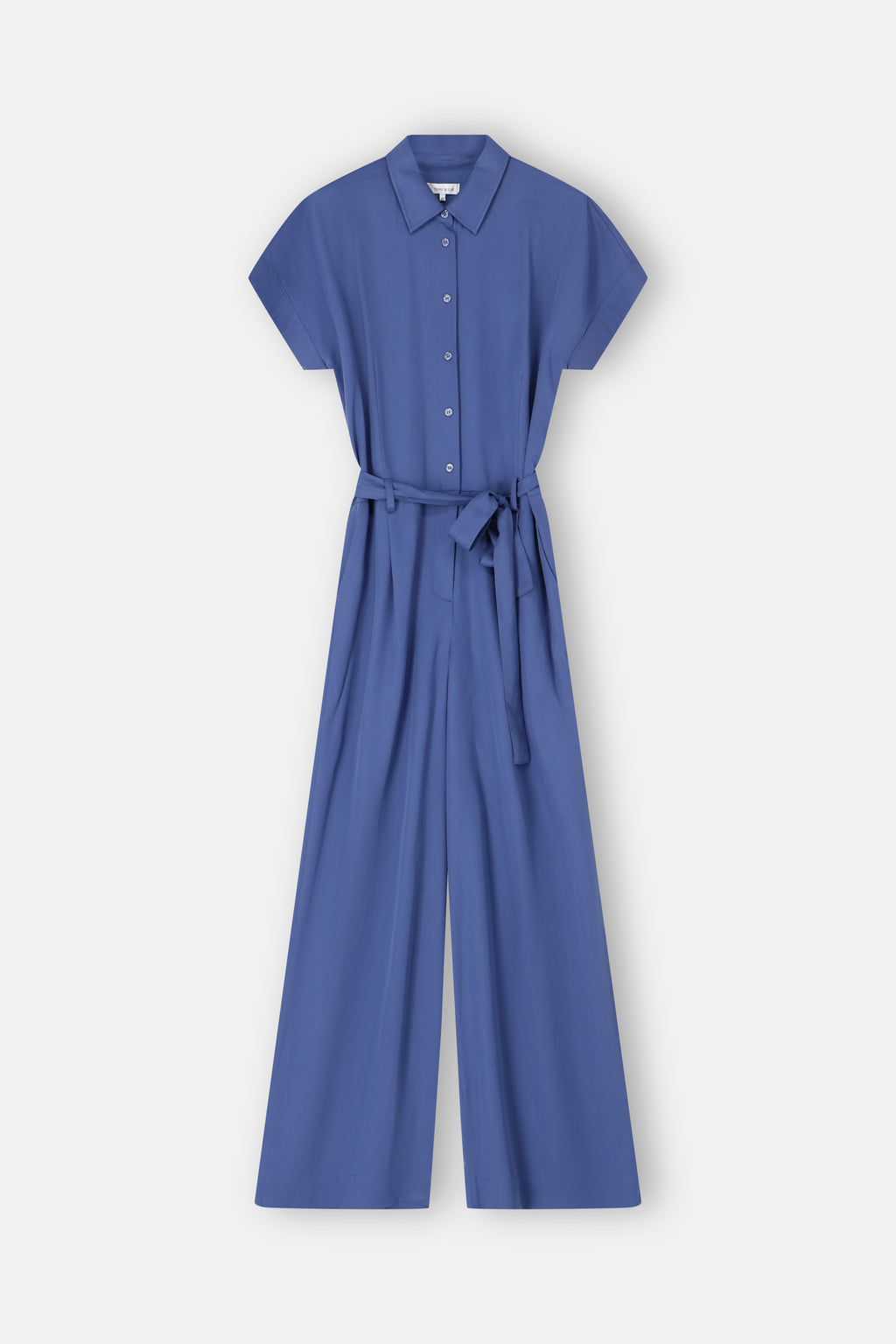 Jumpsuits korte mouw blauw Terre Bleue
