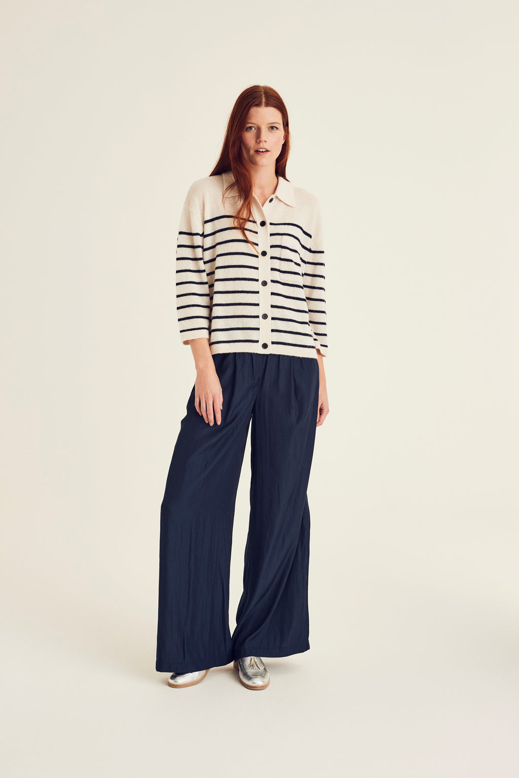 Broeken navy Terre Bleue