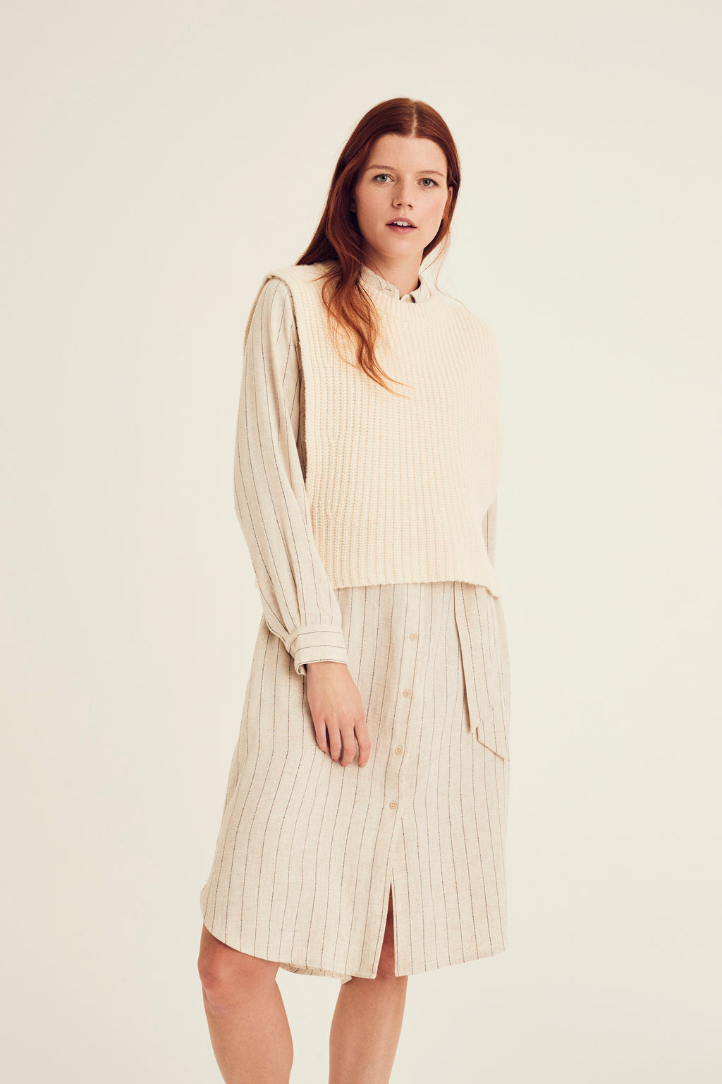 Debardeurs beige Terre Bleue