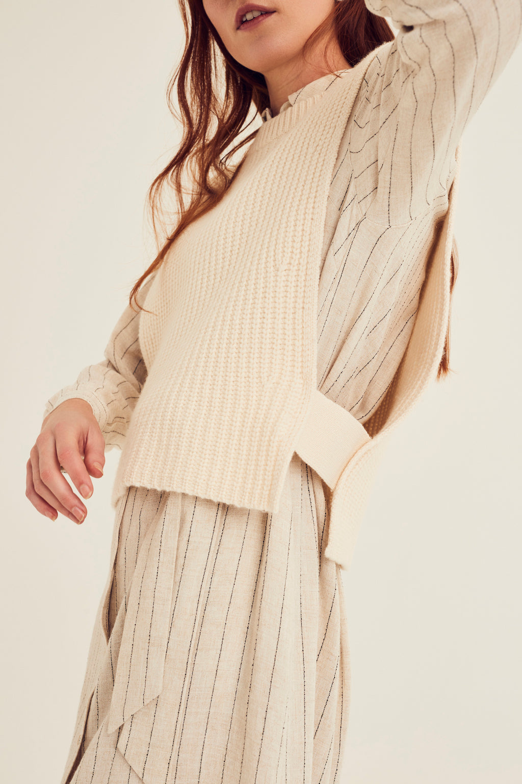 Debardeurs beige Terre Bleue
