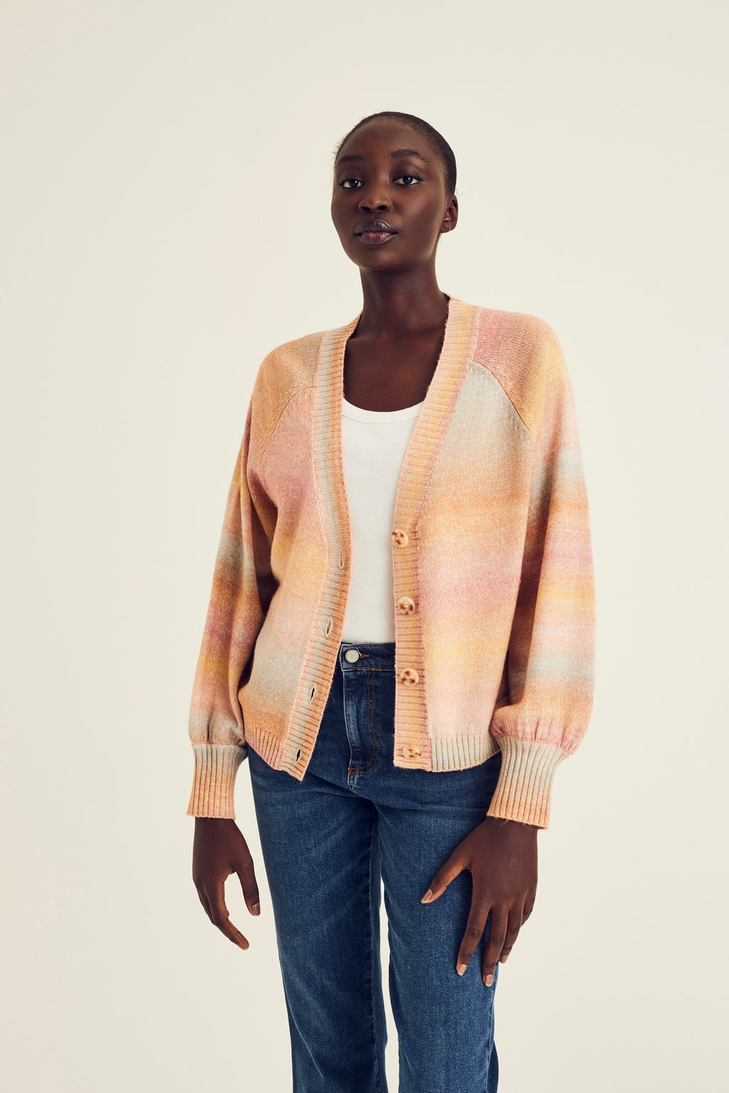 Cardigans rood Terre Bleue