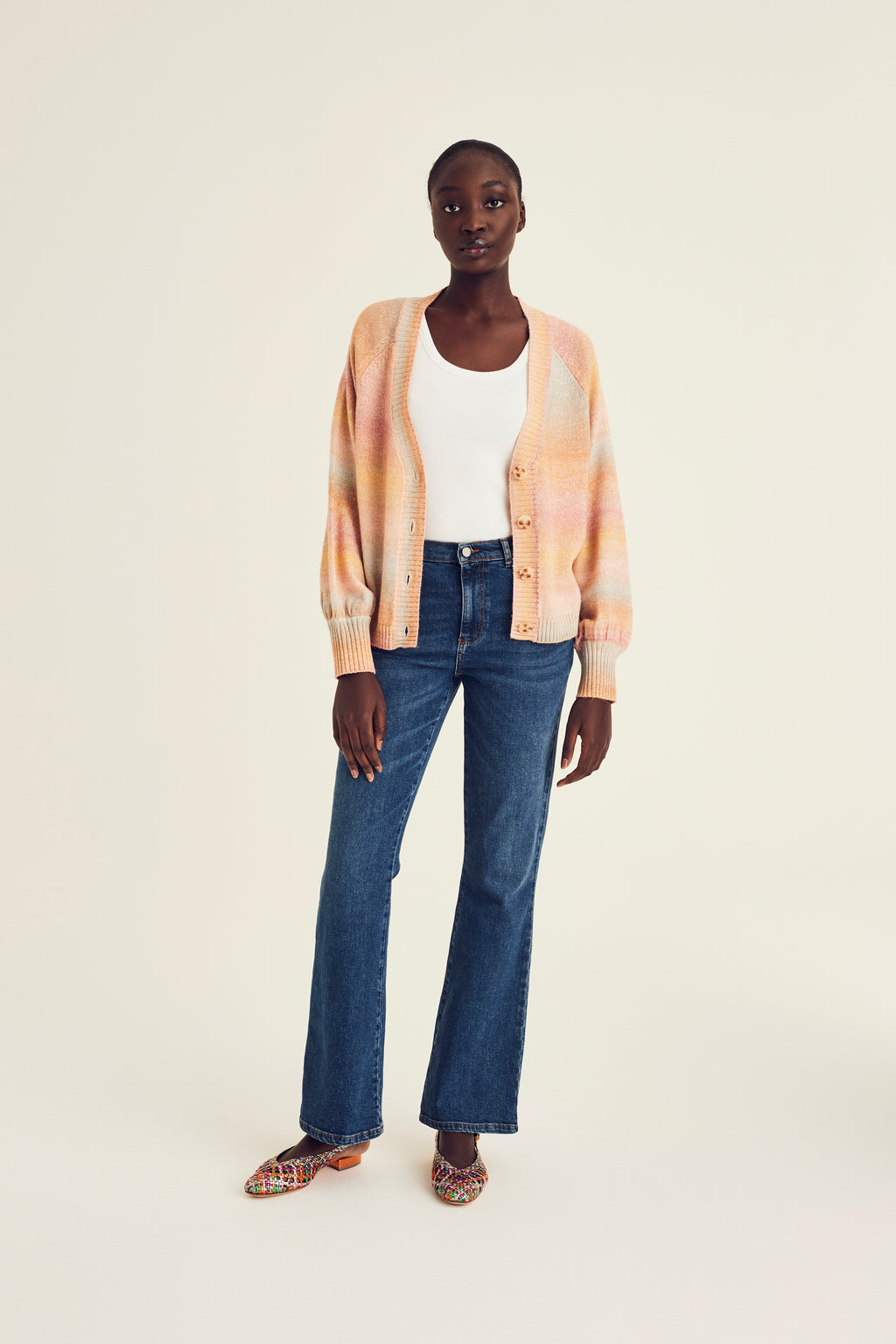 Cardigans rood Terre Bleue