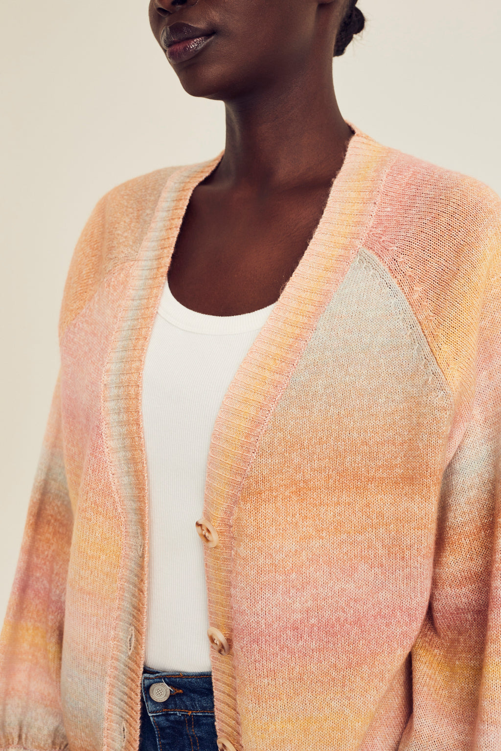 Cardigans rood Terre Bleue