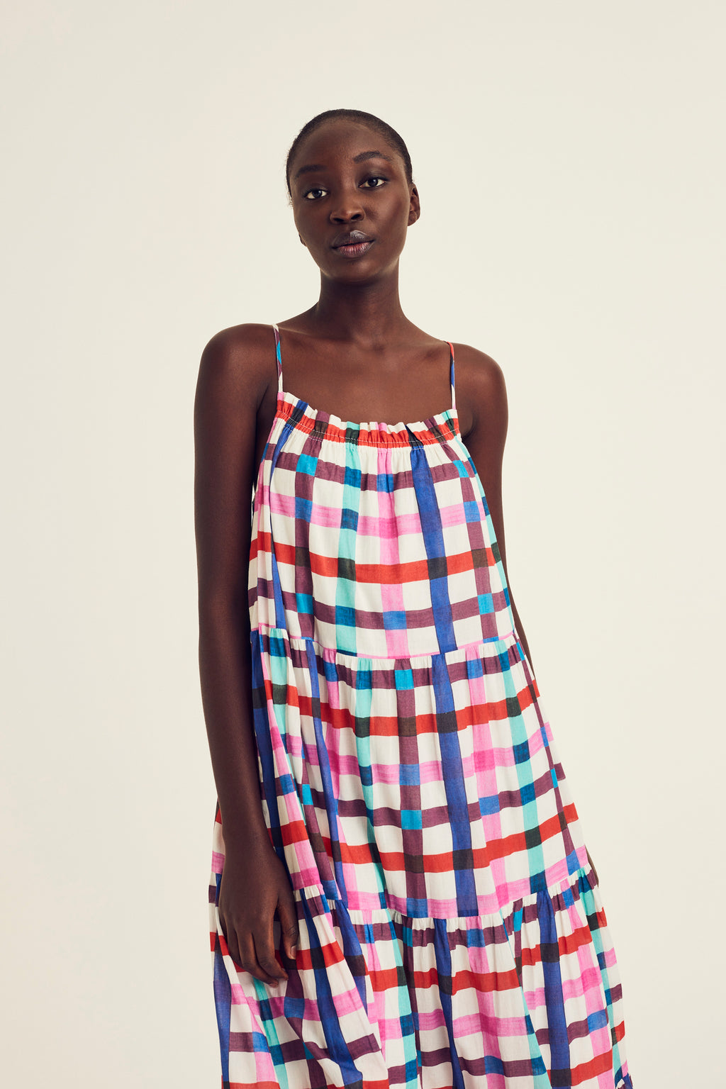 Jurken zonder mouw multicolor Terre Bleue