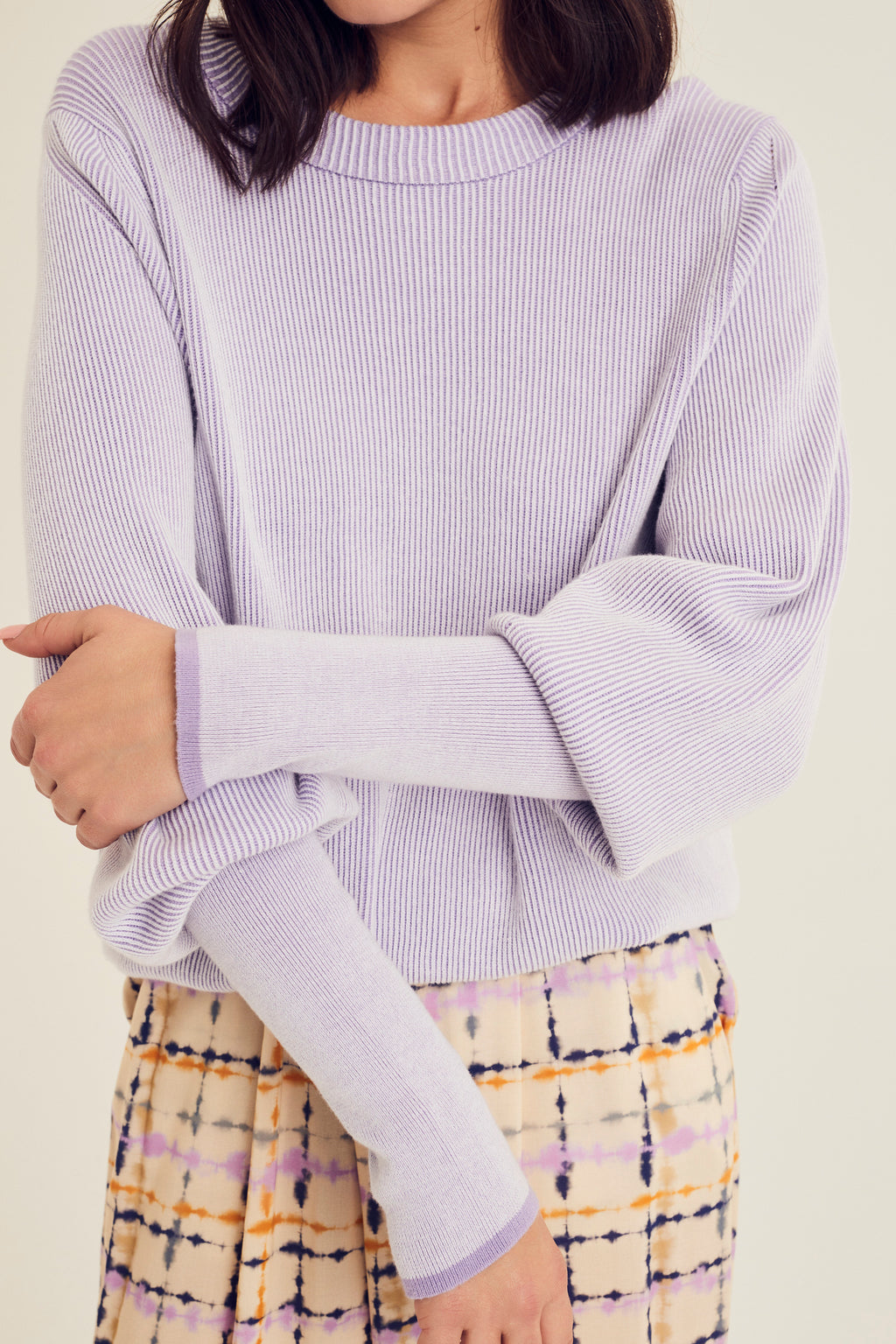 Pulls paars Terre Bleue