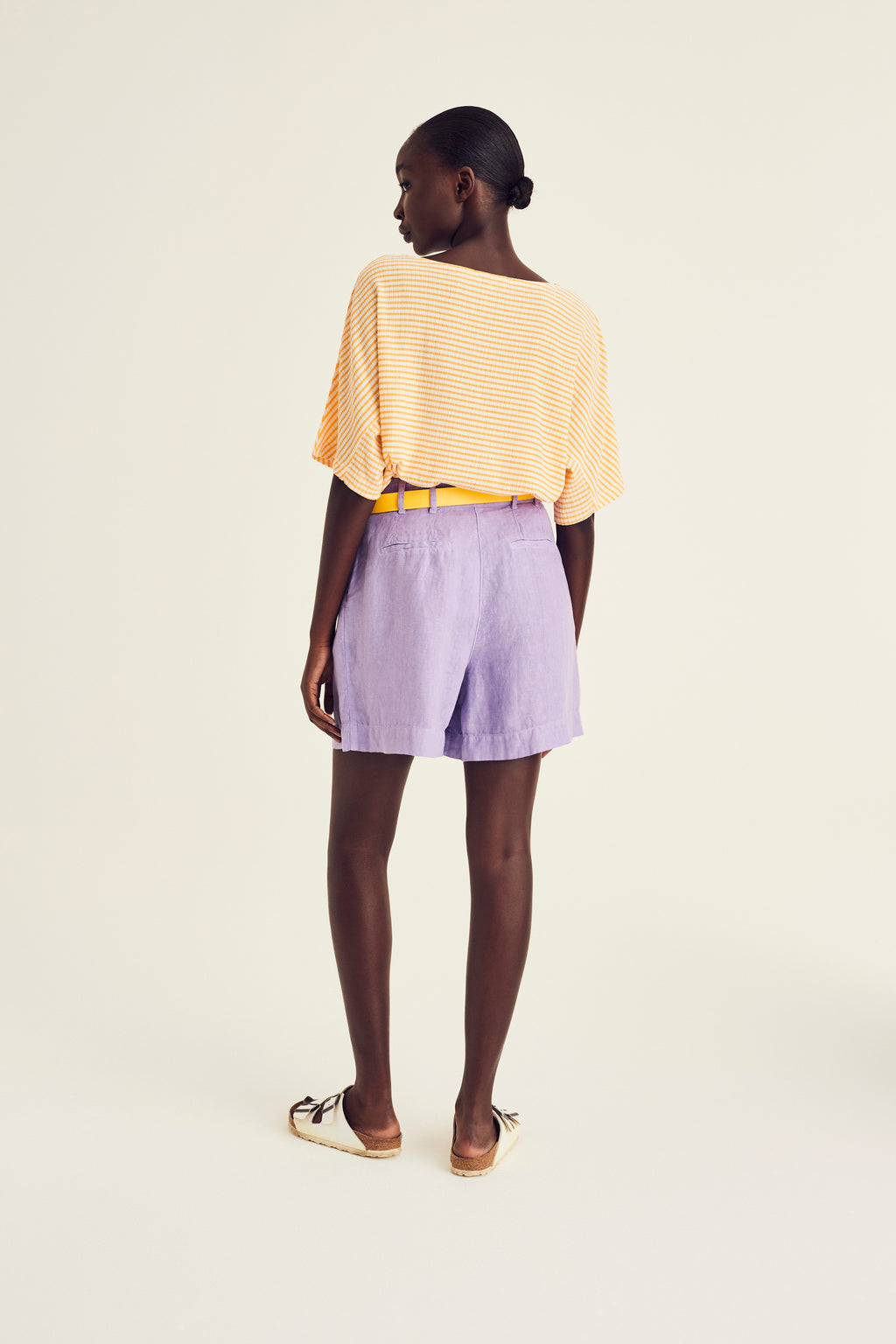 Shorten paars Terre Bleue