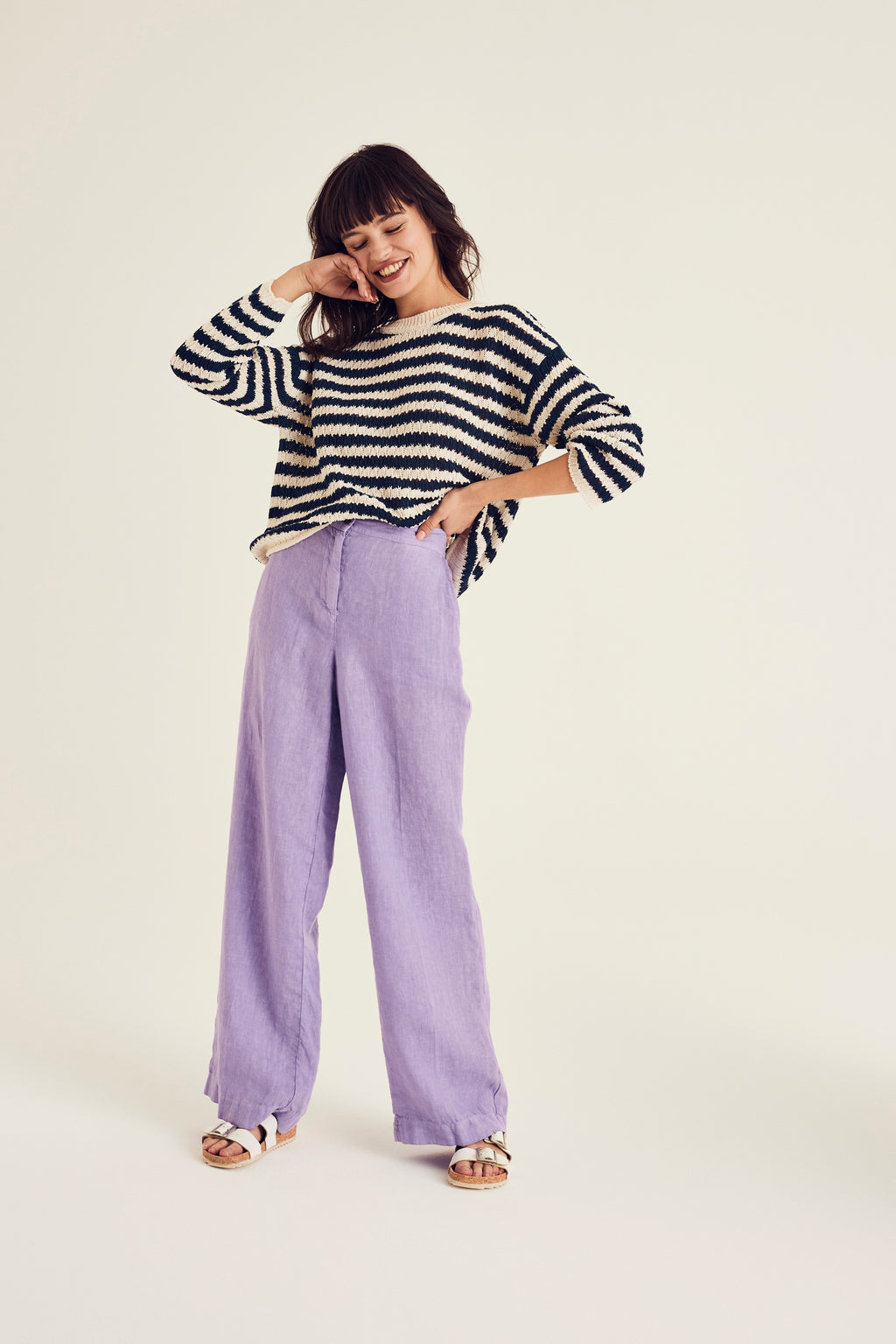 Broeken paars Terre Bleue