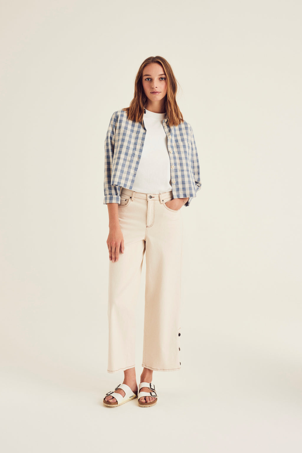 Blouses lange mouw blauw Terre Bleue