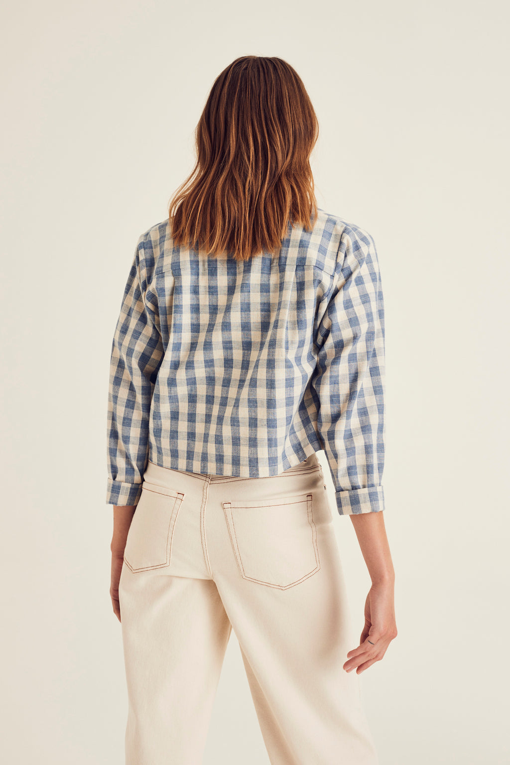 Blouses lange mouw blauw Terre Bleue
