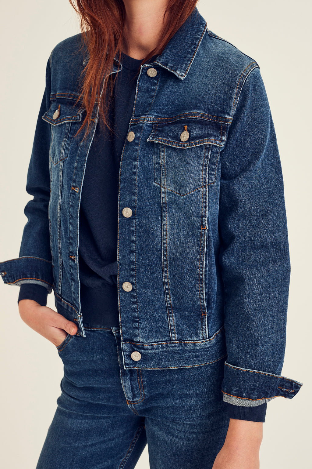 Jeansjassen blauw Terre Bleue