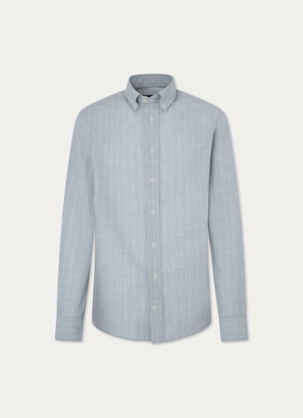 Hemden lange mouw groen Hackett London