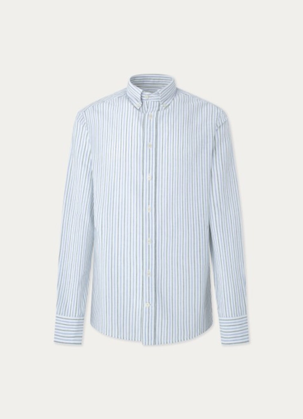 Hemden lange mouw blauw Hackett London