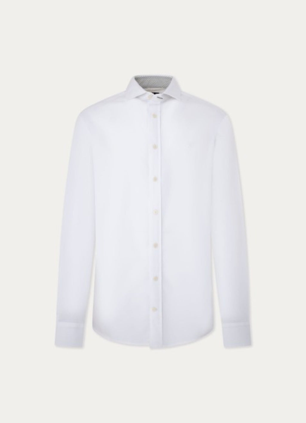 Hemden lange mouw wit Hackett London