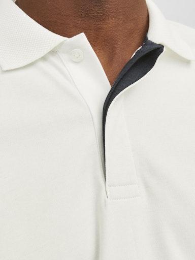 Polo's korte mouw wit JACK & JONES
