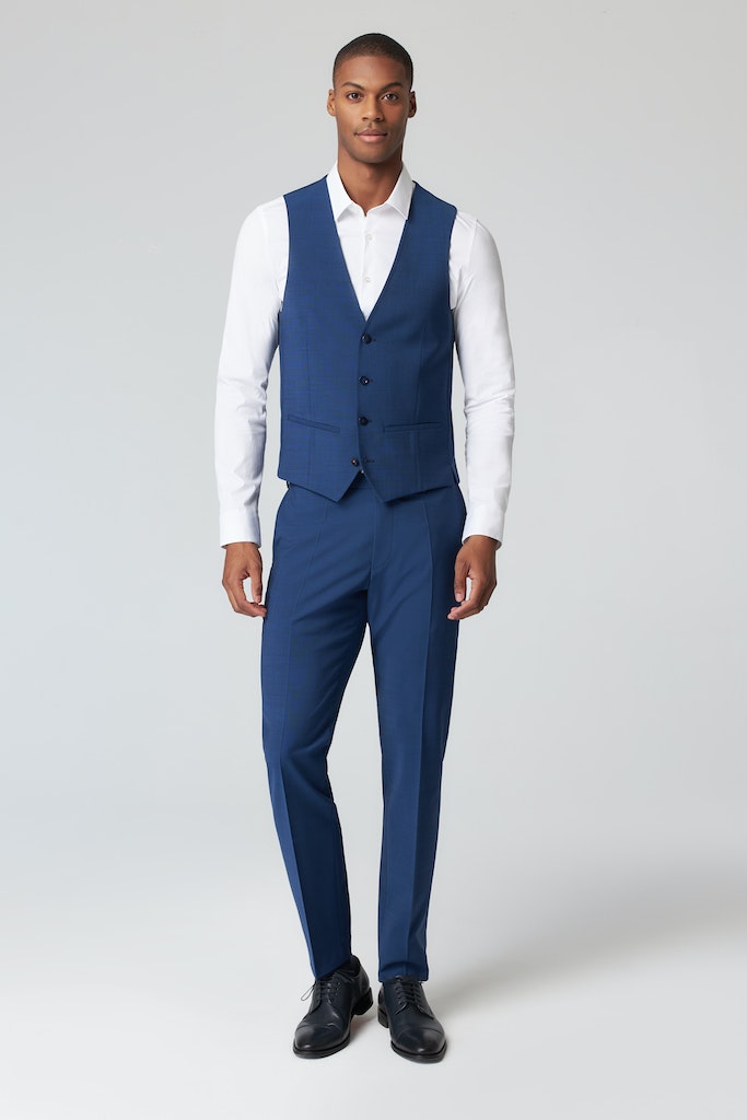 Kostuumgilets blauw Roy Robson