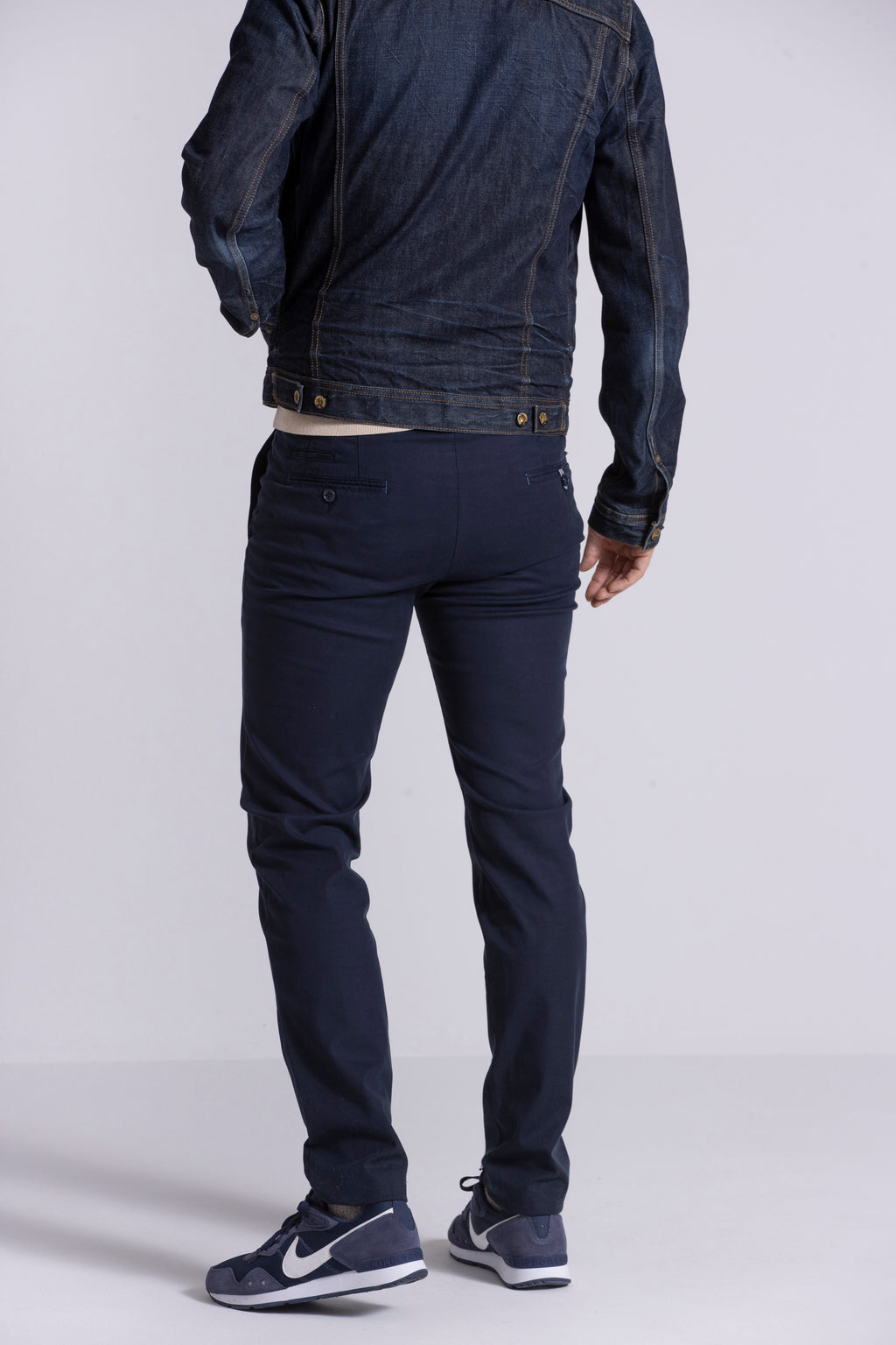 Broeken navy Zilton
