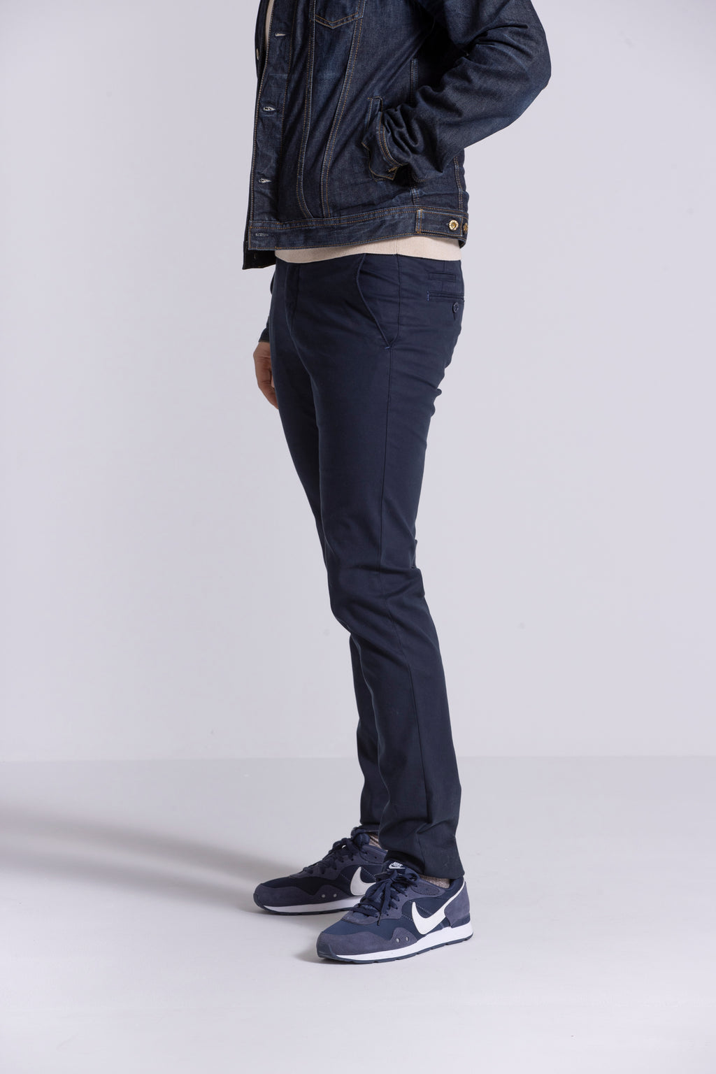Broeken navy Zilton