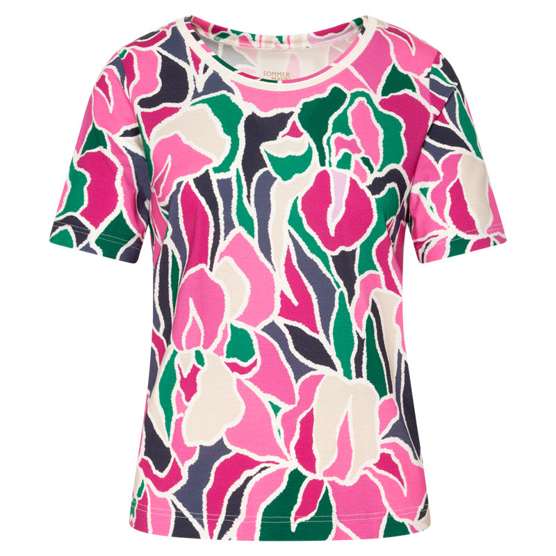 T-shirts korte mouw roze Sommermann