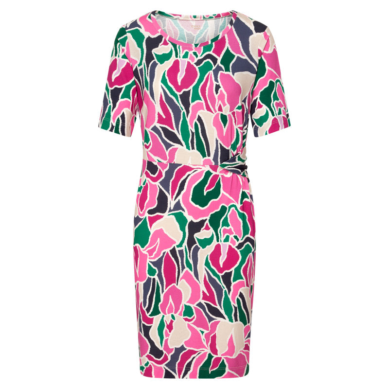 Jurken lange mouw roze Sommermann