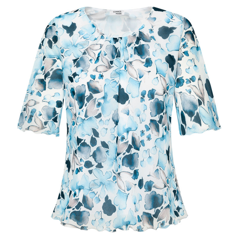 T-shirts korte mouw blauw Sommermann