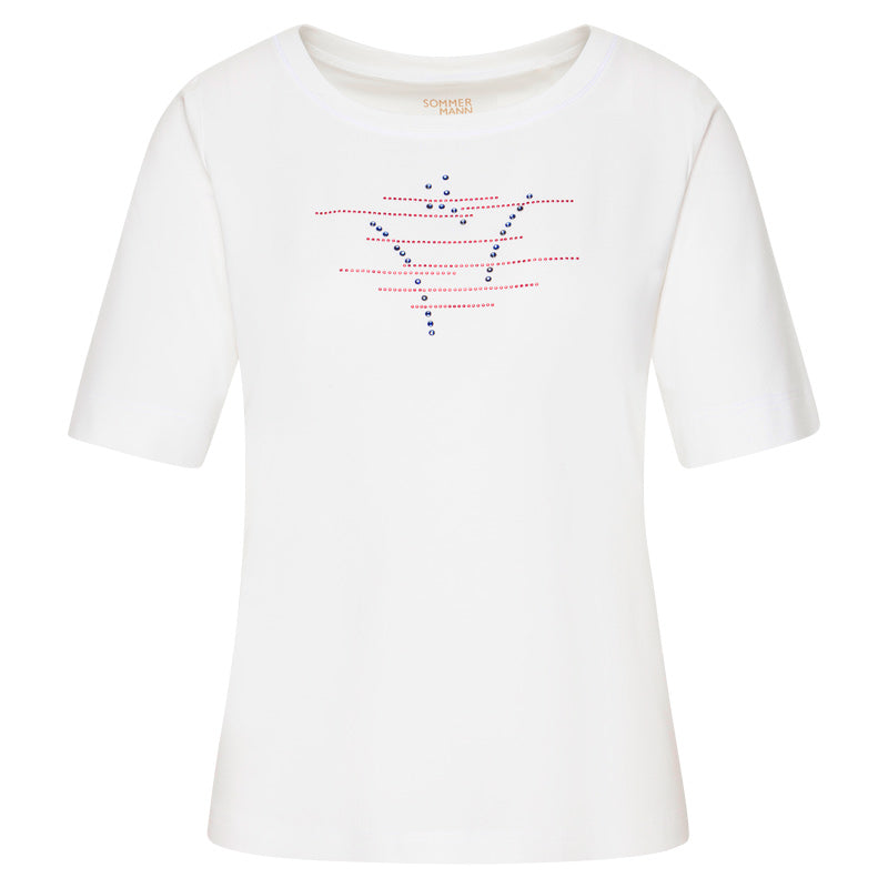 T-shirts korte mouw wit Sommermann