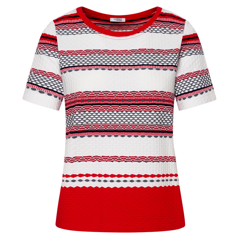 T-shirts korte mouw rood Sommermann