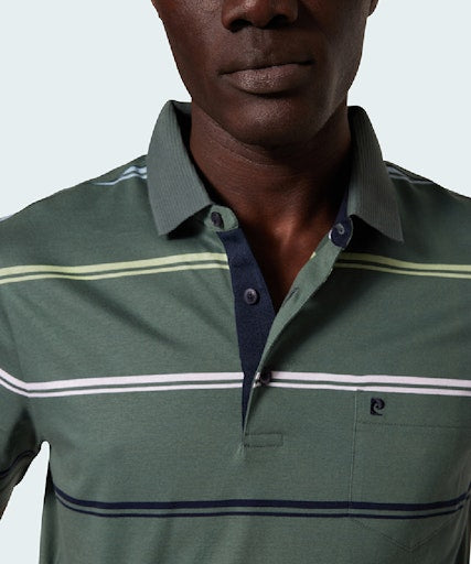 Polo's korte mouw groen Pierre Cardin