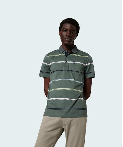 Polo's korte mouw groen Pierre Cardin