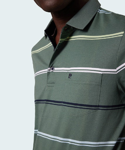 Polo's korte mouw groen Pierre Cardin