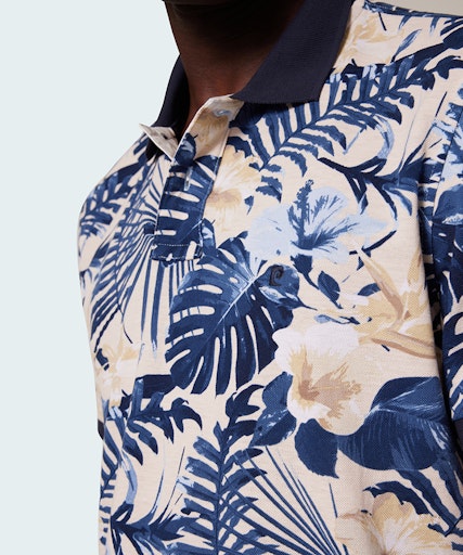 Polo's korte mouw blauw Pierre Cardin