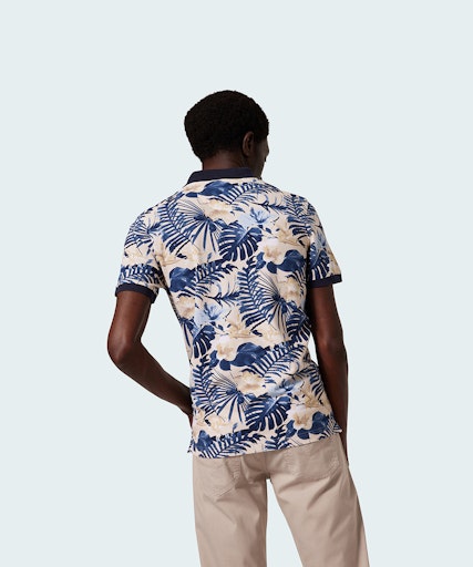 Polo's korte mouw blauw Pierre Cardin