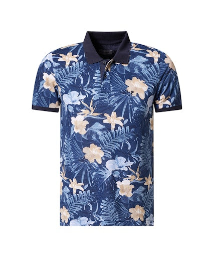 Polo's korte mouw navy Pierre Cardin