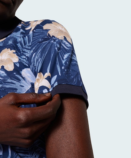 Polo's korte mouw navy Pierre Cardin