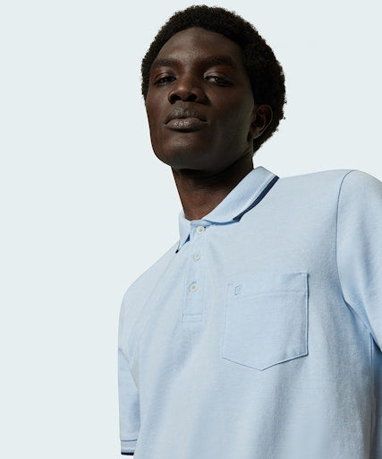 Polo's korte mouw blauw Pierre Cardin