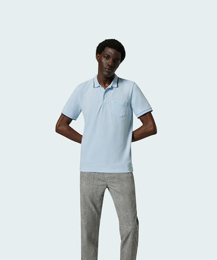 Polo's korte mouw blauw Pierre Cardin