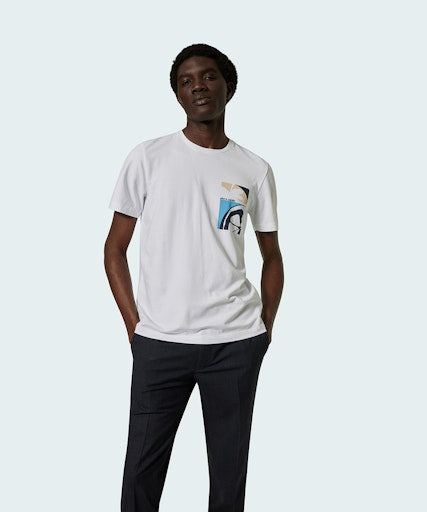 T-shirts korte mouw wit Pierre Cardin
