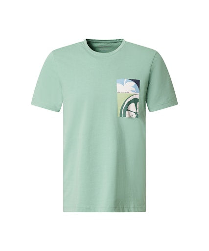 T-shirts korte mouw groen Pierre Cardin