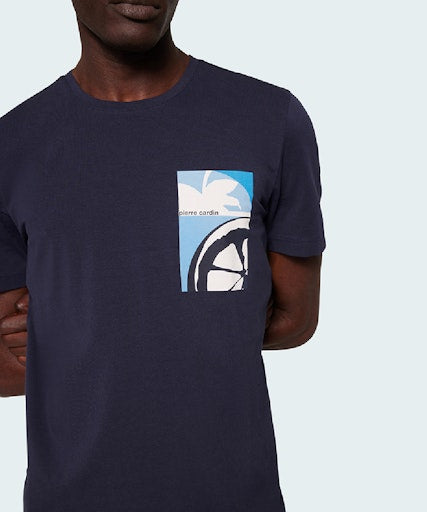 T-shirts korte mouw navy Pierre Cardin