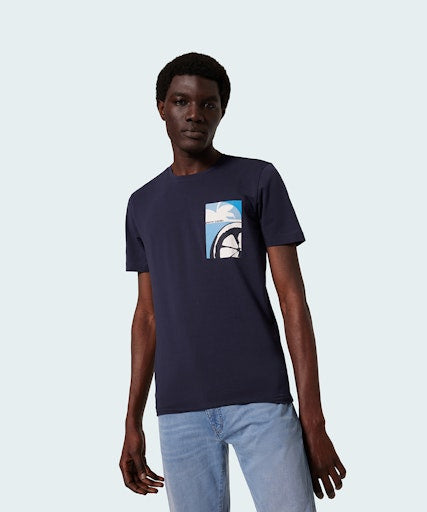 T-shirts korte mouw navy Pierre Cardin