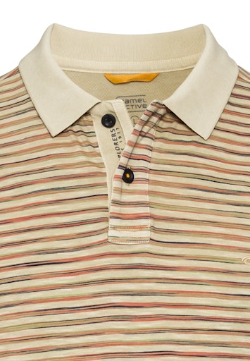 Polo's korte mouw beige Camel active