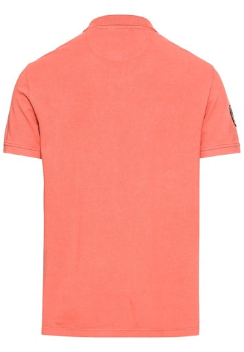 Polo's korte mouw rood Camel active