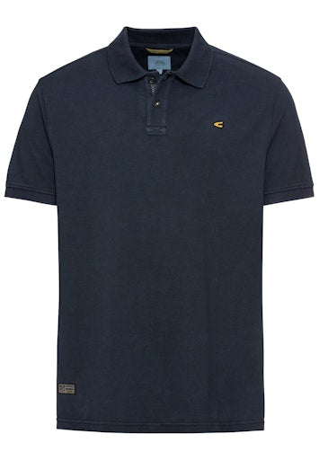 Polo's korte mouw navy Camel active