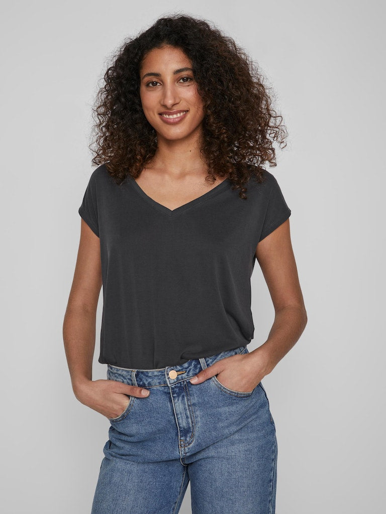 T-shirts korte mouw zwart VILA