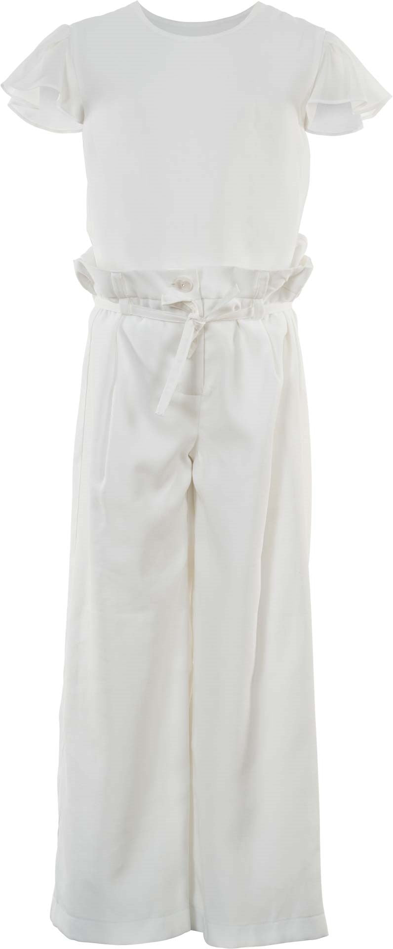 Blouses korte mouw beige Blue Bay