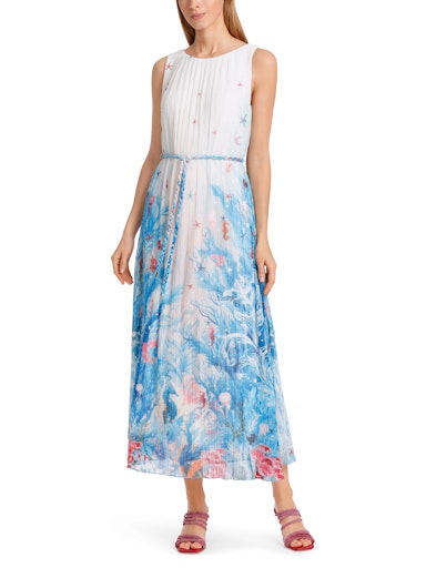 Jurken zonder mouw blauw Marc Cain