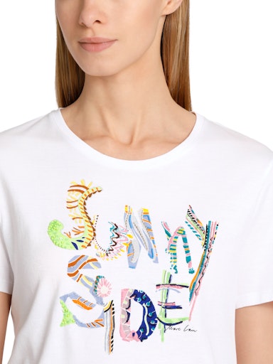 T-shirts korte mouw wit Marc Cain